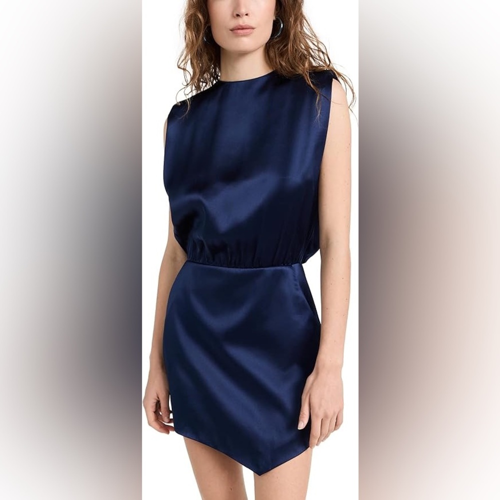Amanda Uprichard Midnight Blue Mini Dress